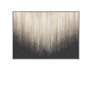Cuadro Decorativo Eléctrico Minimalista Moderno, Marco de Aleación de Aluminio Negro, Patrón Abstracto con Retroiluminación, Arte de Pared - Product Image 5