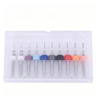 Jeu de micro-forets en carbure de tungstène diamanté à queue droite, sans finition, pour perçage de circuits imprimés, machines-outils CNC, 0,3 mm