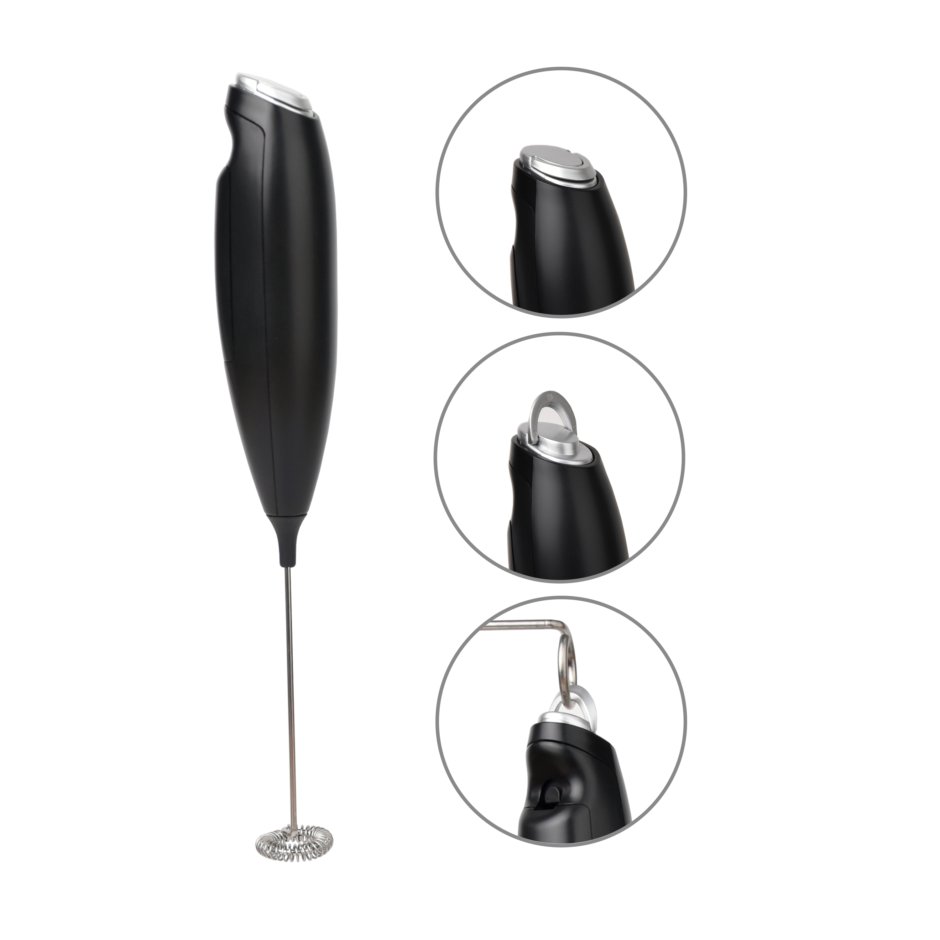 Portable Handheld Electric Milk Frother Battery Operated Coffee Mixer Drink Whisk Low MOQ Foam Maker For Tea And Coffee Tools