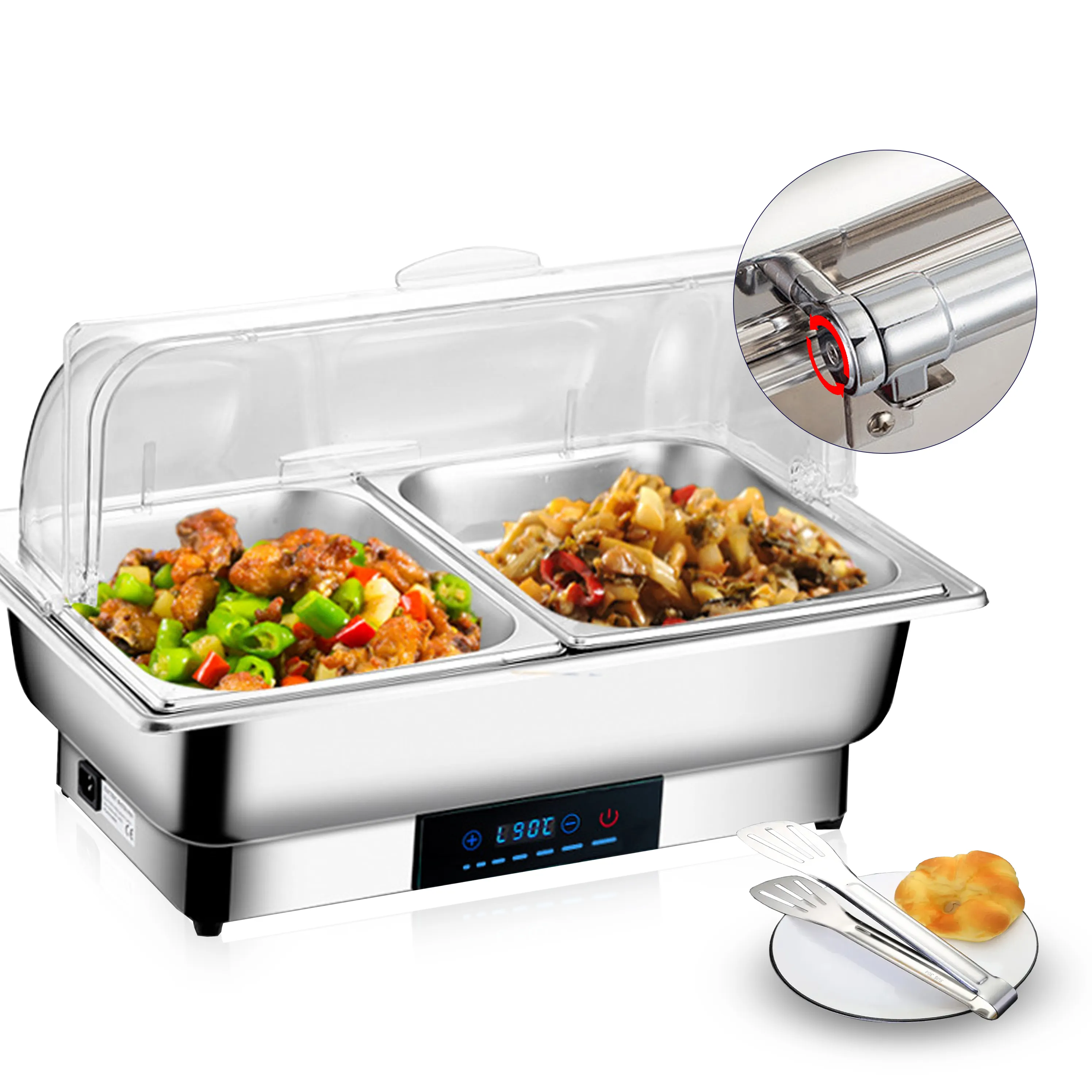 YITIAN Cuisinière électrique commerciale pour restaurants hôtels Ensemble de plats pour buffet en acier inoxydable 201