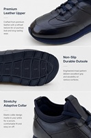 RADOLFA Baskets en cuir pour hommes de haute qualité, grande taille, texture mixte, chaussures de sport, baskets de marche minimalistes de luxe, direct usine