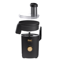 RAF R.8803 Trancheuse à légumes automatique 300W, coupe-légumes multi-lames avec 5 disques de coupe, appareil de cuisine détachable et lavable