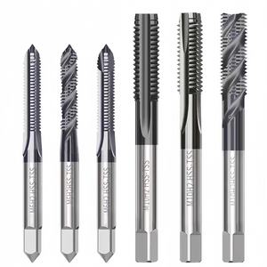 Robinet de pointe en spirale DIN 371 de haute précision M3 à M10 HSS-E <span class=keywords><strong>ou</strong></span> HSS pour revêtement d'étain à trou traversant emballage individuel en option - Product Image 1