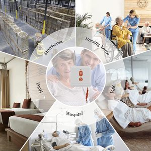 Nhấp nháy Còi báo động lớn ngoài trời SOS Hệ thống cảnh báo 1 đỏ nhấp nháy Còi báo động 1 nút khẩn cấp cho cửa hàng nhà khách sạn An ninh báo động - Product Image 6