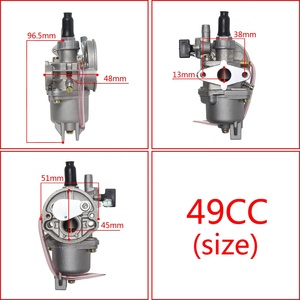 (Stock prêt) 2 Temps <span class=keywords><strong>Pocket</strong></span> Rocket Dirt <span class=keywords><strong>Bike</strong></span> Carb 43cc 47cc 49cc 50cc Mini Quad Carburateur Avec filtre à air - Product Image 6