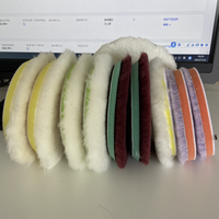 LEADMAX Tampon de polissage en microfibre de 5 pouces, laine personnalisable, OEM, polissage de voiture, action élevée, polisseuse orbitale aléatoire à double action