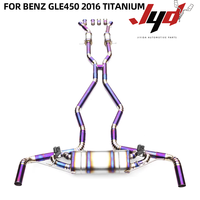 Système d'échappement Valvetronic en titane avec tube intermédiaire en X et tube avant pour Mercedes-Benz GLE43 AMG GLE450 GLE400 C292 W166