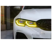 Phares de voiture Auto-y pour BMW Série 3 320i 325i 330i 2018-2022 G20, phares modifiés à double couleur de style laser pour BMW G20