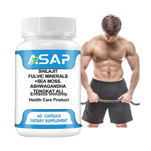 Etiqueta privada Himalayan 2000mg Shilajit Sea Moss Tongkat Ali Ashwagandha y Shilajit Cápsula - Product Image 1