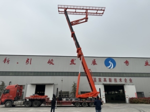 Huaying High Altitude Pressure <b>Tile</b> Equipment Lifting Platform PLC Controlled Crawler Type Electric Lifting Platform - Product Image 3