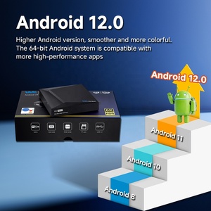 We2usat K3 Pro+ Amlogic Quad Core Android 12 TV Box 4GB 32GB Receptor de TV Satelital Inteligente Reproductor Multimedia en Red - Product Image 2