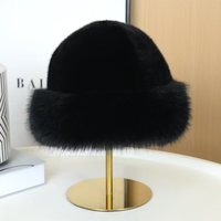 Fertig auf Lager Großhandel Frauen Mongolian Hut verdickt und warm Faux Nerz Pelz Mütze Gehörschutz für Herbst und Winter