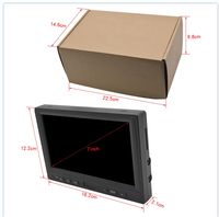 Vente chaude 7in Portable Moniteur de sécurité Affichage TFT LCD Écran AV VGA HDI Haut-parleur à distance CCTV Moniteur de surveillance