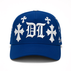 कस्टम लोगो कढ़ाई के साथ उच्च गुणवत्ता 5-पैनल बेसबॉल टोपी कस्टम लोगो कढ़ाई पुरुषों की स्पोर्टी स्टाइल घुमावदार ब्रिम दो टोन फिट - Product Image 5