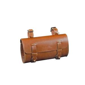 Bolsa de <span class=keywords><strong>bicicleta</strong></span> de cuero unisex, bolsa trasera para asiento de sillín con herramienta de almacenamiento para manillar, bolsa delantera para <span class=keywords><strong>bicicleta</strong></span> para ciclismo - Product Image 4