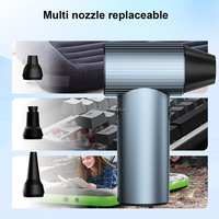 Ventilateur turbo à jet ionique à haut débit d'air 90000 tr/min moteur sans balais USB dépoussiéreur d'air comprimé activé par la chaleur utilisation en plein air dans les hôtels