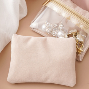 Sac de rangement pour bijoux, fermeture éclair transparente, léger, pour colliers, boucles d'oreilles, bagues, voyage, usage domestique - Product Image 3