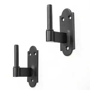 Traditional Exterior Window Shutter Heavy Duty Plate Pintles Hinge Offset Shutter Pintles With Screws