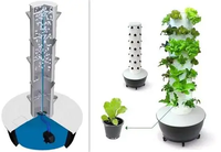 Système de culture hydroponique vertical multicouche Seedafarm Space Tree, conteneur intelligent pour la culture de légumes, jardin intérieur, pompe, plastique