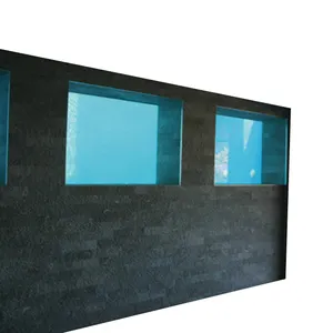 PG Modern Style Underwater Window One Time Cast Clear Panels UV Protection Custom Transparent Acrylic Swimming Pool Plexiglass