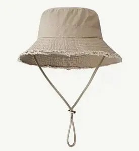 넓은 챙 태양 버킷 모자 UV 보호 하이킹 스포츠 럭셔리 남성 여성 카우보이 워시 어부 모자 버킷 모자