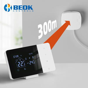 Beok Wireless WiFi Tuya Smart RF Room Thermostat with Battery Power Supply with Daily <strong>Programmable</strong> Function - Product Image 5