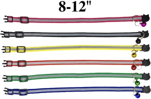 <span class=keywords><strong>Collar</strong></span> de Seguridad para Gato con Hebilla y Tira Reflectante de Nailon Resistente y Moderna, con Campana, Accesorios para Mascotas - Product Image 2