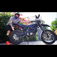 Meilleure Moto Électrique Tout-Terrain Jaune 74V 12500W 55Ah avec Batterie Intégrée, Moteur Moyeu Arrière, Longue Autonomie, 90 km/h, Moto de Course