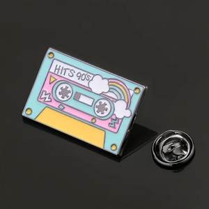 Pins de Esmalte Personalizados al por Mayor con Diseño de Animales de Dibujos Animados, Insignias de Metal de Aleación de Zinc para Ropa - Product Image 1