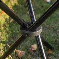 Banc de camping portable léger en métal pour les sports de plein air et les parcs
