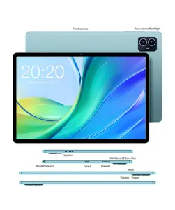 2024 tablette teclast 10.1 pouces Tablettes PC Teclast M50 6GB + 128GB Android 14 Octa Core téléphone tablettes appelant