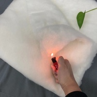 Feutre de rembourrage en fibre acrylique modifiée ignifuge pour matelas/édredon/vêtement