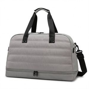 Sac de voyage souple personnalisé en gros avec compartiment à chaussures, sac de week-end unisexe pour le transport à l'étranger - Product Image 4