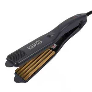 Fer à friser transfrontalier, pince à cheveux, lisseur pour cheveux raides, frange volumineuse, lisseur double usage, pince à permanente haute couronne, portable - Product Image 1