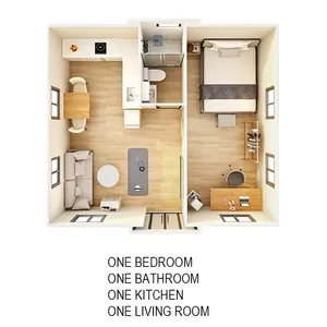 Casa Contenedor de Lujo de 20, 30 y 40 Pies, Prefabricada, de Acero, de Una Sola Habitación - Product Image 5