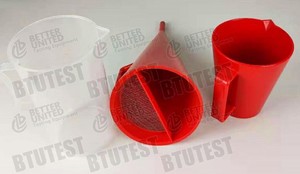 Viscosimètres à coupe fluide, viscosimètre à entonnoir avec support BTU-MLN 5, viscosimètre à entonnoir en acier inoxydable BTU-MLN 5 - Product Image 6