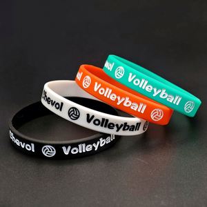 Personalized Glow in Dark Bangle Wrist Band Wristband Rubber <b>Bracelet</b> Silicone Wristbands Custom Logo - Product Image 4