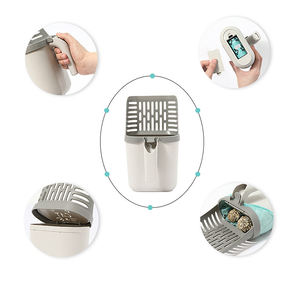 Multifunzionale integrato PP plastica Pet gatto lettiera per animali domestici staccabile eco-friendly paletta lavabile lettiera per gatti di stoccaggio - Product Image 2