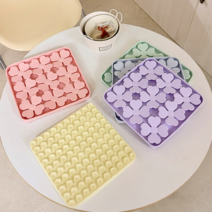 Factory Multi-Scenario Usage Simulate Nature Silicone Anti-Slip Collapsible Waterproof Slow Food <b>mat</b> for Curiosity Exploration - Product Image 5