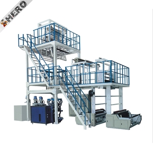Macchina Estrusore per Film Soffiato HERO PE Prezzo LDPE HDPE per Produrre Plastica Fornita Macchina Automatica per Soffiaggio PET Rotativa 3000 40KW 380V - Product Image 2