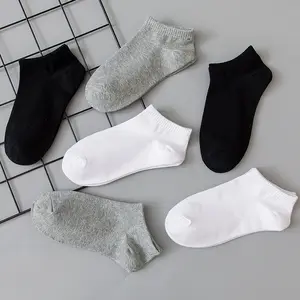 China Socks Supplier Litian Wholesale Cheapest Cotton Socks Men Absorbent Low Cut Ankle Socks