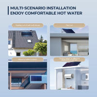 Système de chauffe-eau hybride solaire photovoltaïque à haute efficacité Haier pour usage extérieur, hôtelier et domestique, économie d'énergie, acier inoxydable