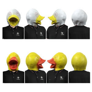 ماسكارا كرتونية مبتكرة فم كبير وبط قناع رأس حيوان قناع مطاطي تنكري ماسكارا تنكرية أقنعة حفلات تنكرية للهالوين - Product Image 3