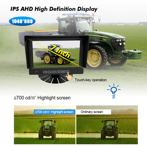 Pantalla OLED/LCD/TFT impermeable de 7 pulgadas, Monitor de coche <span class=keywords><strong>para</strong></span> camión, colocación inversa de tablero de <span class=keywords><strong>12</strong></span> <span class=keywords><strong>voltios</strong></span> <span class=keywords><strong>para</strong></span> maquinaria agrícola de montacargas - Product Image 4