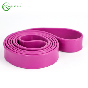 Fabricante de Zhensheng, banda de gimnasio de goma ecológica personalizada con logotipo en relieve, banda de resistencia Super <span class=keywords><strong>Loop</strong></span> - Product Image 5