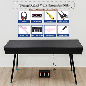 Đàn Piano Kỹ Thuật Số Âm Nhạc Lớn Đứng Di Động 88-Phím Búa Hành Động Bàn Phím Bluetooth Midi Bàn Đàn Piano Nhà Máy Thiết Kế A13t - Product Image 5