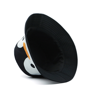 Ánh nắng mặt trời ngoài trời vui Panama cap mũ thiết kế vị trí đôi bên ngư dân mũ in phim hoạt hình chim cánh cụt mô hình xô hat - Product Image 6