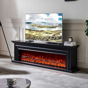 <span class=keywords><strong>Console</strong></span> TV moderne en bois style Normcore avec foyer électrique, à gaz ou à vapeur, économique, autoportante pour salon - Product Image 5