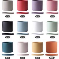 Grosir Sukulen Mini Bulat Grosir Pot Bunga Keramik Dekorasi Tanaman Custom dari China Planter Pot Bunga