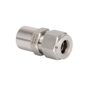 Conector de tubería de acero inoxidable ROKE de 1/16 a 2 pulgadas, doble férula, soldado, recto, resistente a la corrosión - Product Image 5